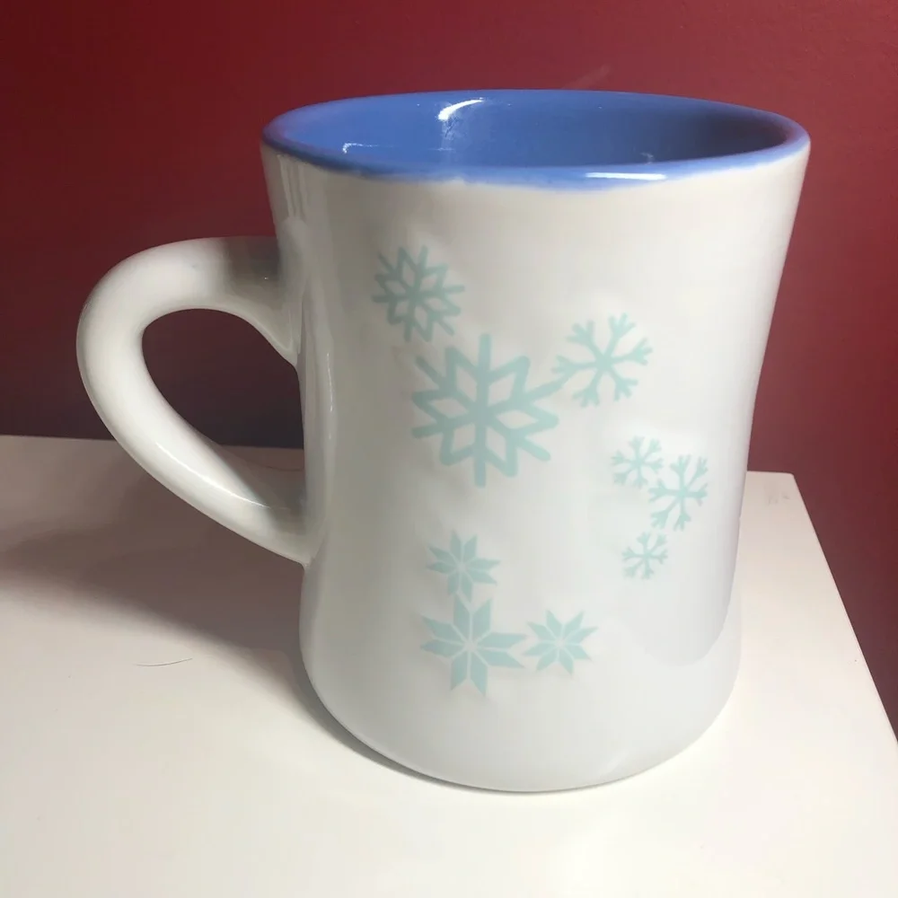 Disney Mickey Mouse & Snowman Winter Snowflakes Mug - Picture 3 of 5